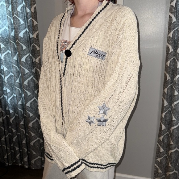 Taylor Swift Folklore Album Cardigan SZ XL/2XL - Picture 3 of 9